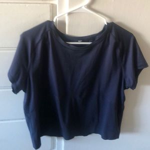 Lulu Lemon Navy Blue Crop